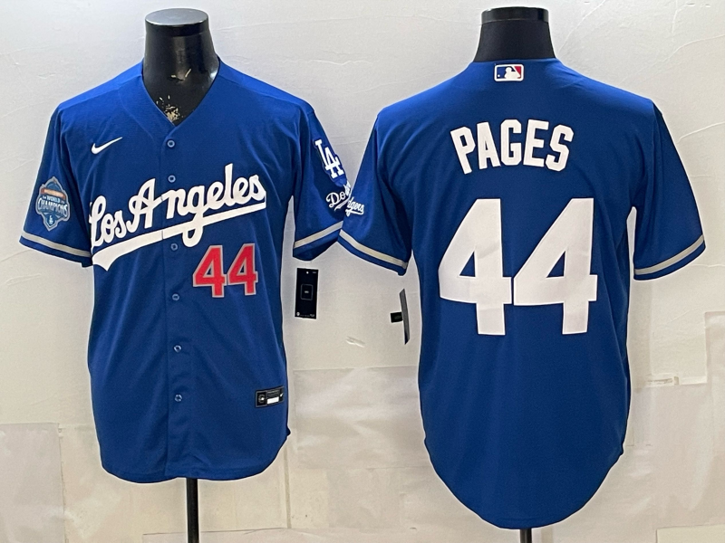 Men Los Angeles Dodgers #44 Pages blue Game 2026 Nike MLB Jersey 4014003